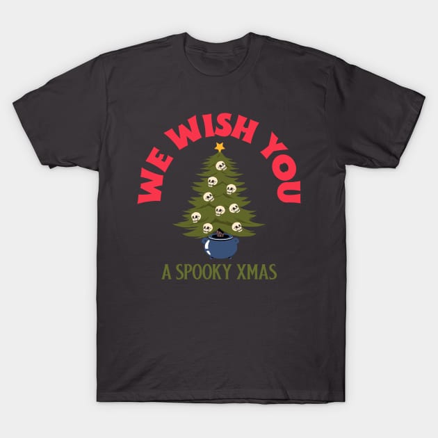 Spooky Christmas Xmas Scary T-Shirt by Tip Top Tee's